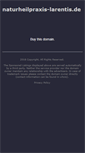 Mobile Screenshot of naturheilpraxis-larentis.de